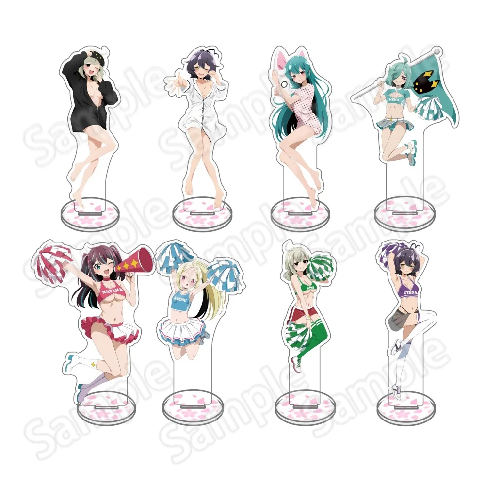 Anime Gushing over Magical Girls Acrylic keychain human-shaped display board Swimwear collection Desk decoration items