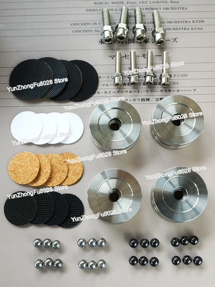 HIFI Audio FE Speakers Amplifier Rack  Ceramic Bead  Stand Isolation Damping Feet Pad Foot Nail Shock Spikes Anti-shock