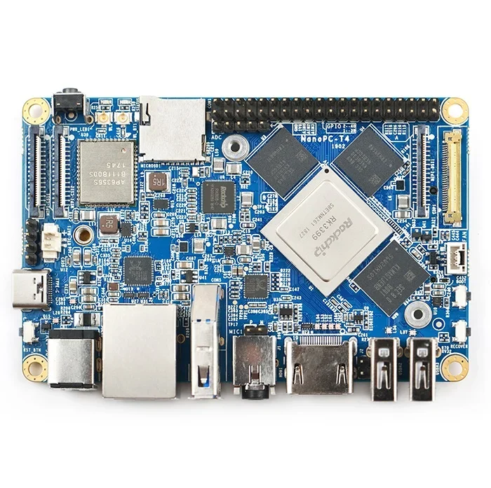Friendlyelec Development Board NanoPC-T4 RK3399 Powered SBC with MIPI-DSI EDP Interface Replaced for Raspberry PI 3B Boards
