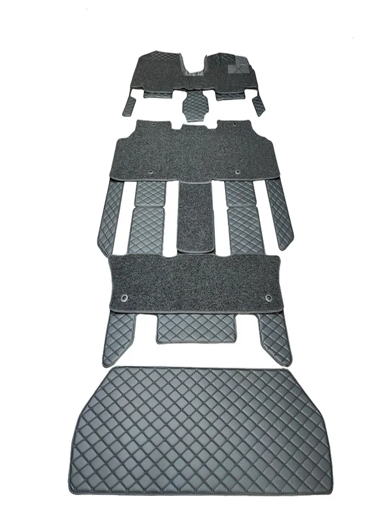 Custom full set car floor mats for Right hand drive Honda STEPWGN Stepwagon e:HEV 2025-2022 7 seats double layers carpets Rugs