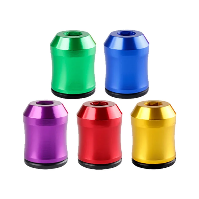 5-Piece Universal 1/4" 6.35mm Strong Magnetic Screw Ring Set Anti-Slip Alloy Bit Holder Magnetizer for Electric Screwdriver And