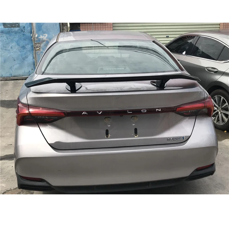 Para Toyota Avalon/2019-2024 GT accesorios de alerón ABS plástico maletero de coche Kit de carrocería de ala trasera, negro brillante blanco