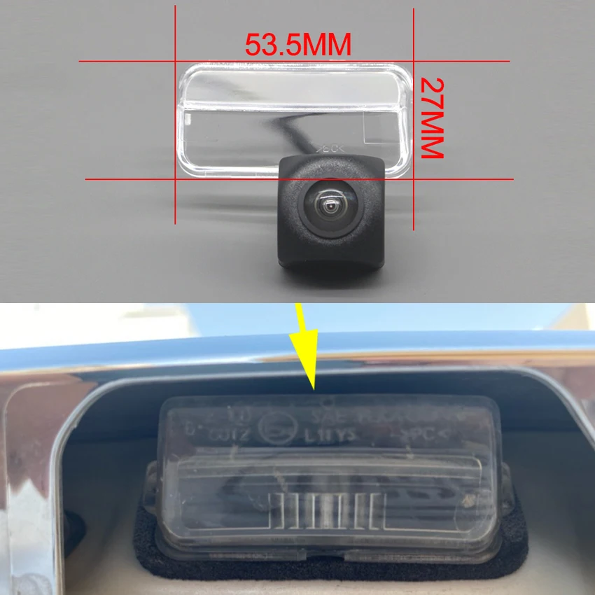 Car Rear View Reverse Backup Parking AHD 720P Camera HD CCD High quality RCA For Toyota Camry For Daihatsu Altis 2012~2018