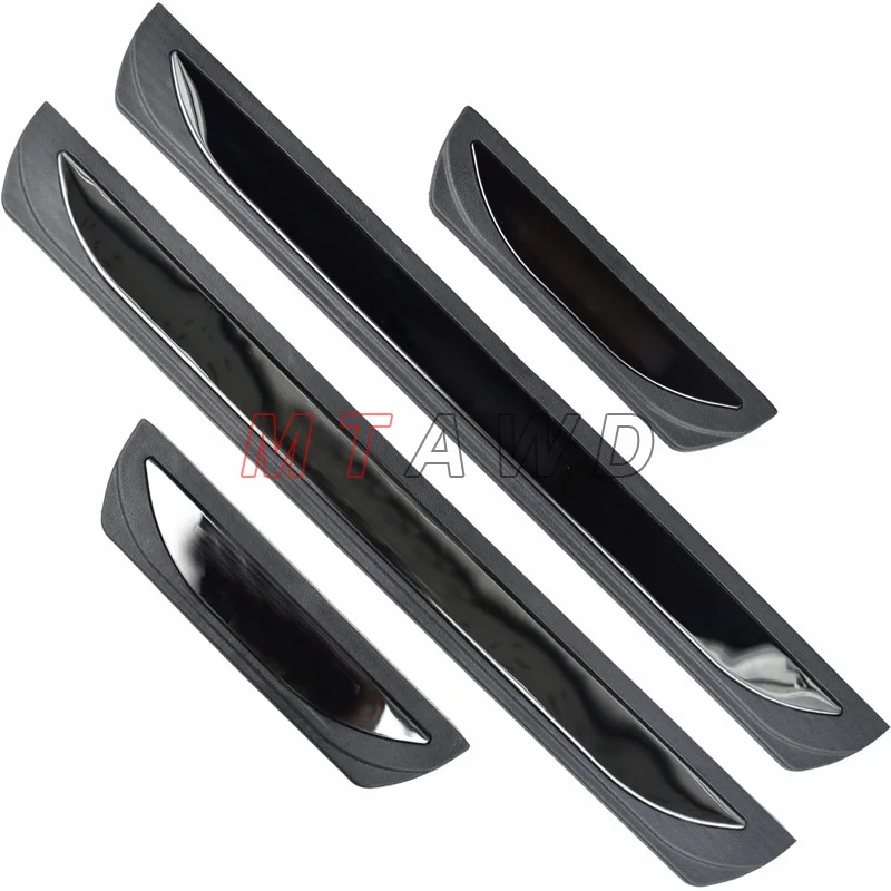For Nissan Rogue 2014-2023 2024 2025 Accessory Stainless Car Door Sill Kick Scuff Plate Entry Guard Protector Cover Trim Styling