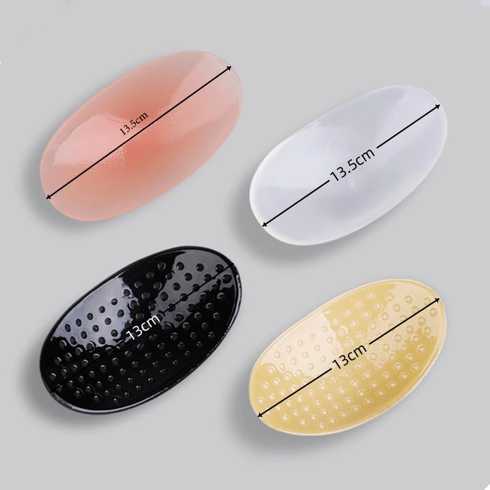 Women's Invisible Shoulder Pad Universal Soft Anti-Slip Silicone Shoulder Push-up Pad Reusable Shoulder Enhancer Sewing Supplies