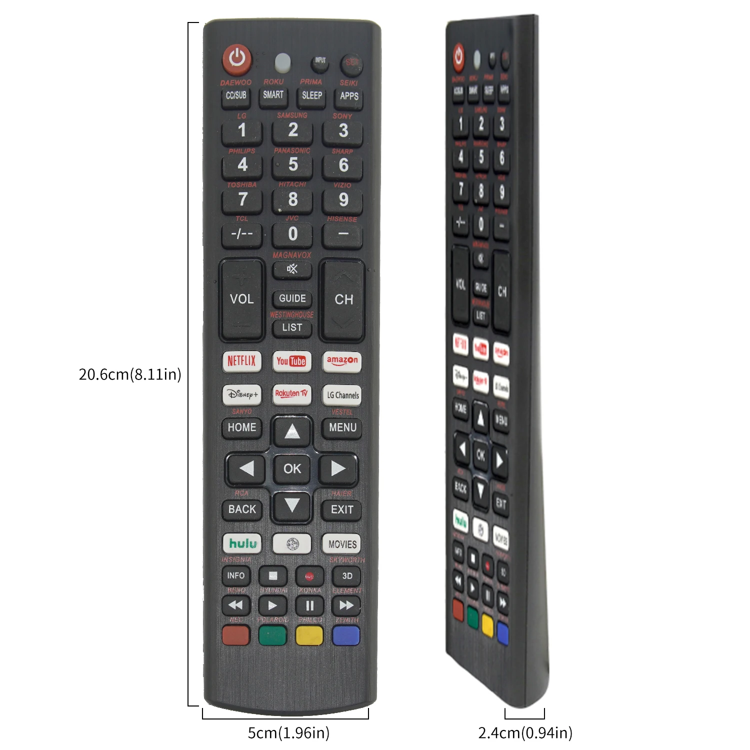 RM-A8 Replacement Universal Remote Control for LG For Sony for Samsung for Panasonic forToshiba For Philips with shortkeys