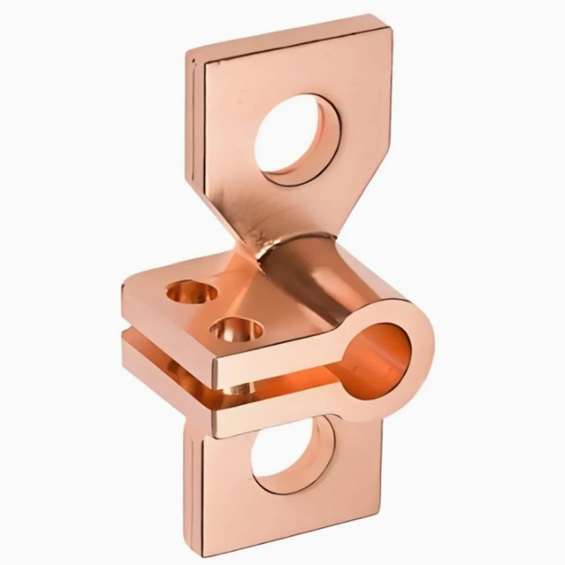 Customized Precision CNC Machining Milling Copper Non-Standard High-Voltage Connector OEM  CNC  Copper Parts