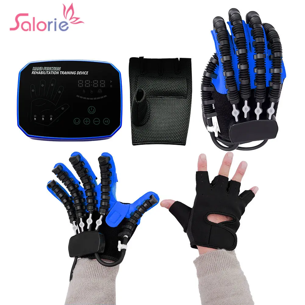 Rehabilitation Robot Gloves Equipment Hand Massage Training Glove Patients Stroke Hemiplegia Finger Hand Function Recovery Tool