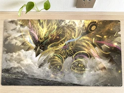 YuGiOh Table Playmat Fire King Deity Garunix Eternity TCG CCG Mat Trading Card Game Mat Mouse Pad Gaming Play Mat 60x35cm Bag