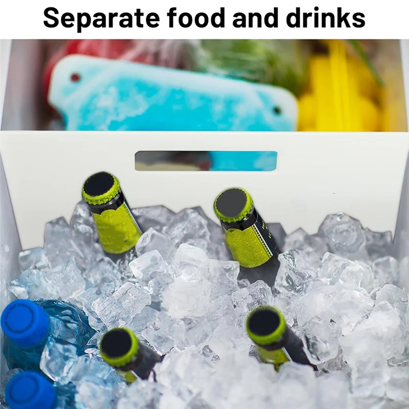 RMWIN-Cooler Organizer For RTIC Coolers, Cooler Divider Cutting Board, Storage Partition