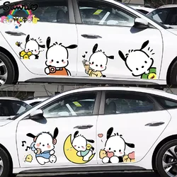 Sanrio Cartoon Car Sticker Kawaii Pachacco Series Sticker Anime Waterproof Motorcycle Decoration Children's Toy Birthday Gift