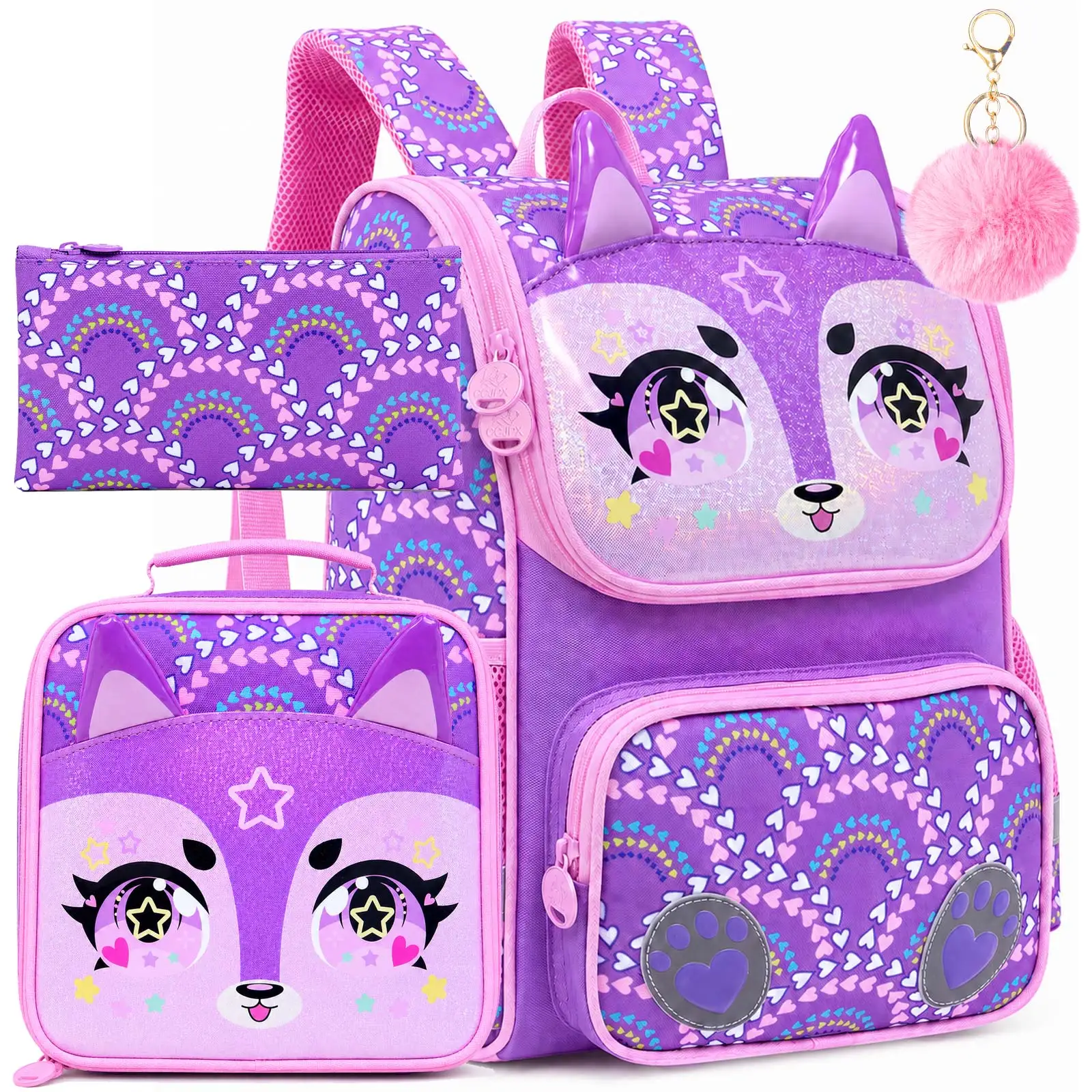 3pcs-backpack-for-girls-and-boys-15-bookbag-with-lunch-box-kids-preschool-school-bag