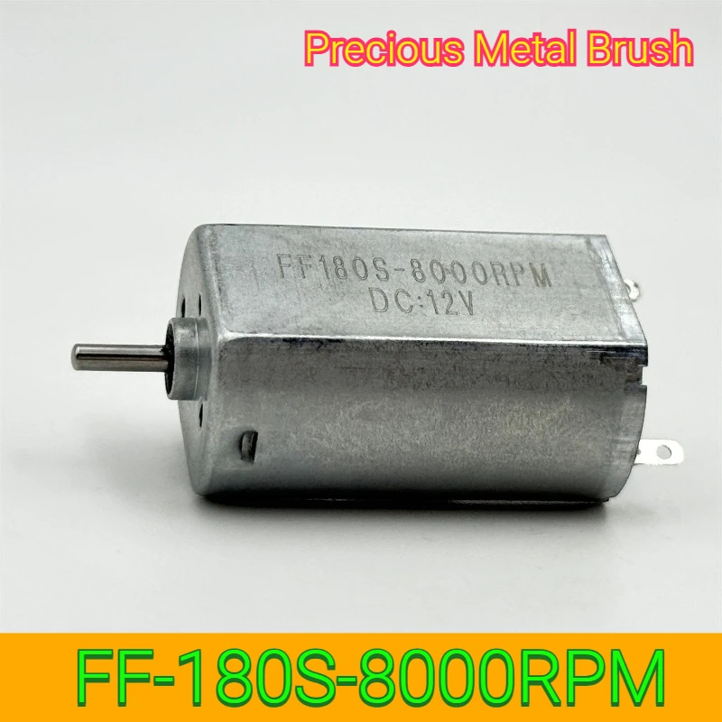 1Pcs FF-180SH Micro Motor DC 3V 6V 9V 12V 8000RPM Carbon Brush Strong Magnetic Motor DIY RC Toy Car Boat Model 32*20.4*15.4mm