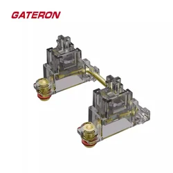 GATERON Ink V2 Pro Stabilizer 7u 6.25u 2u PCB Mount Screw In Set Golden Wire Customized DIY Mechanical Keyboard