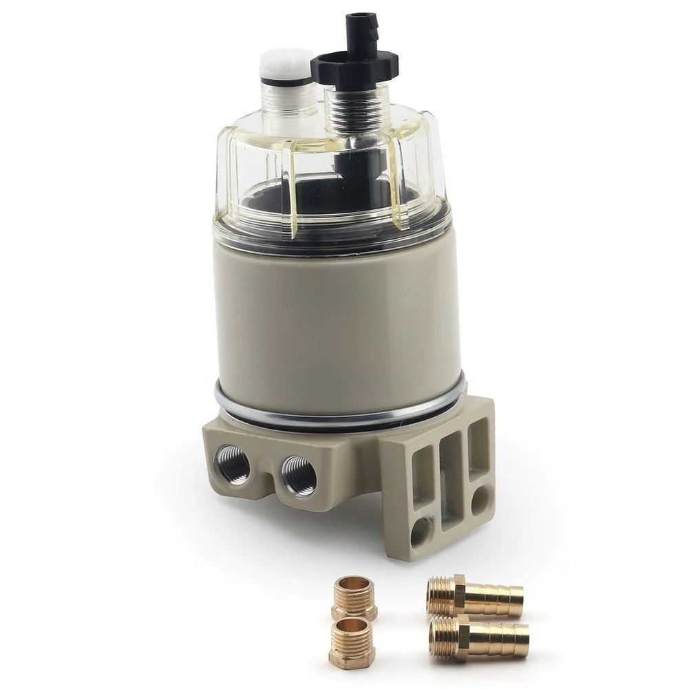 R12T Fuel Water Separator Fuel Filter/Water Separator Marine Complete Kit For Trucks Construction Machinery Industrial Equipment