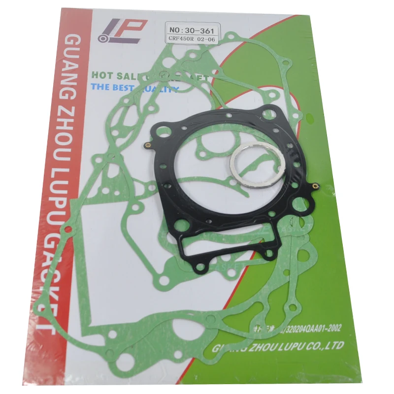 Dla Honda CRF450R CRF450 R 2002-2006 silnik motocykla skrzynia korbowa pokrywa sprzęgła zestawy uszczelek cylindra