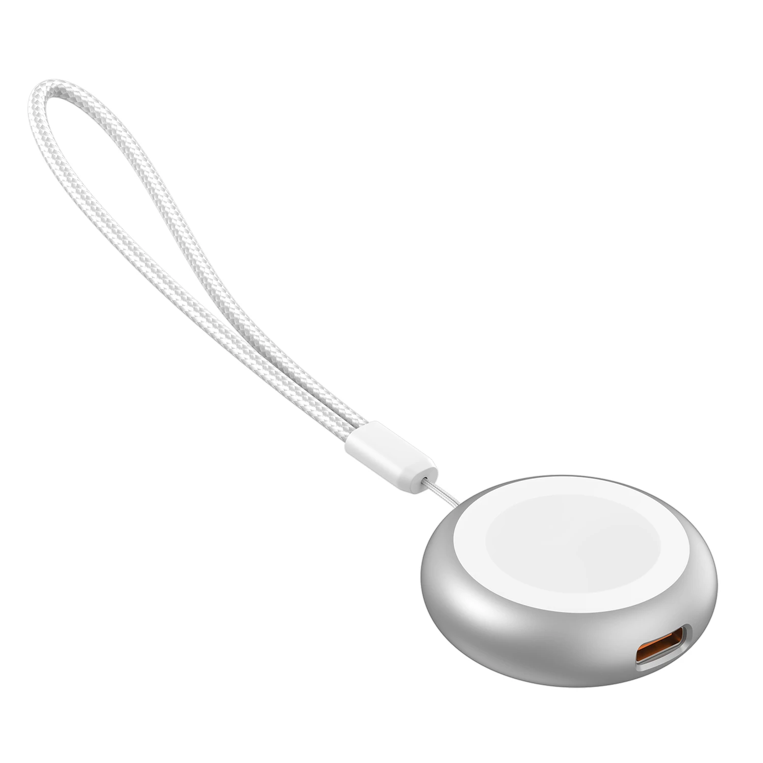 Charging Cable with Lanyard for Apple Watch Ultra/Series 10/9/8/7/6/SE/SE/SE2 USB Smartwatch Replacement Charger Aluminum Alloy