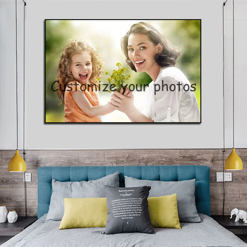 

Photo Custom Canvas Painting Decorative Picture Wall Art Living Room Personalized Gift Custom Poster Any Size Printed Canvas