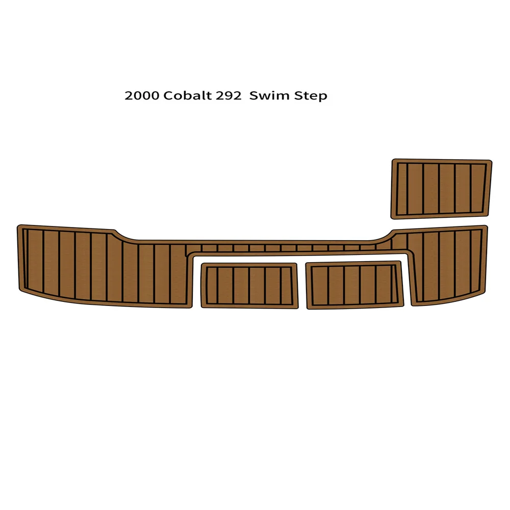 2000 Cobalt 292 Swim Platform Step Pad Boat EVA Foam Faux Teak Deck Floor Mat