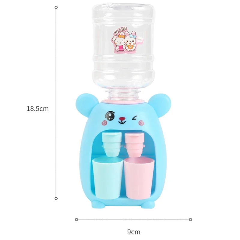 Dubbele Waterdispenser Speelgoed Met Mini Schattige Roze Blauwe Sap Melk Drinken Simulatie Keuken Speelgoed Voor Kinderen Meisje Jongen Geschenken