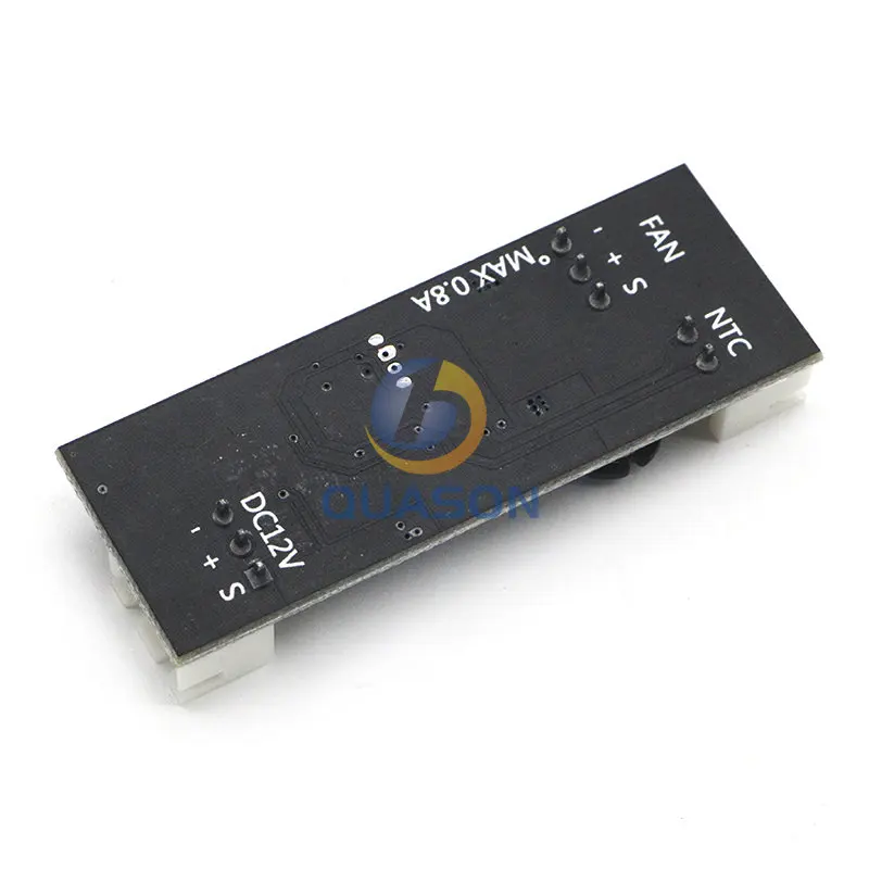 12V 0.8A DC PWM 2-3 Single Wire Fan Temperature Control Speed Controller Chassis Computer Noise Reduction Module NTC B50K 3950