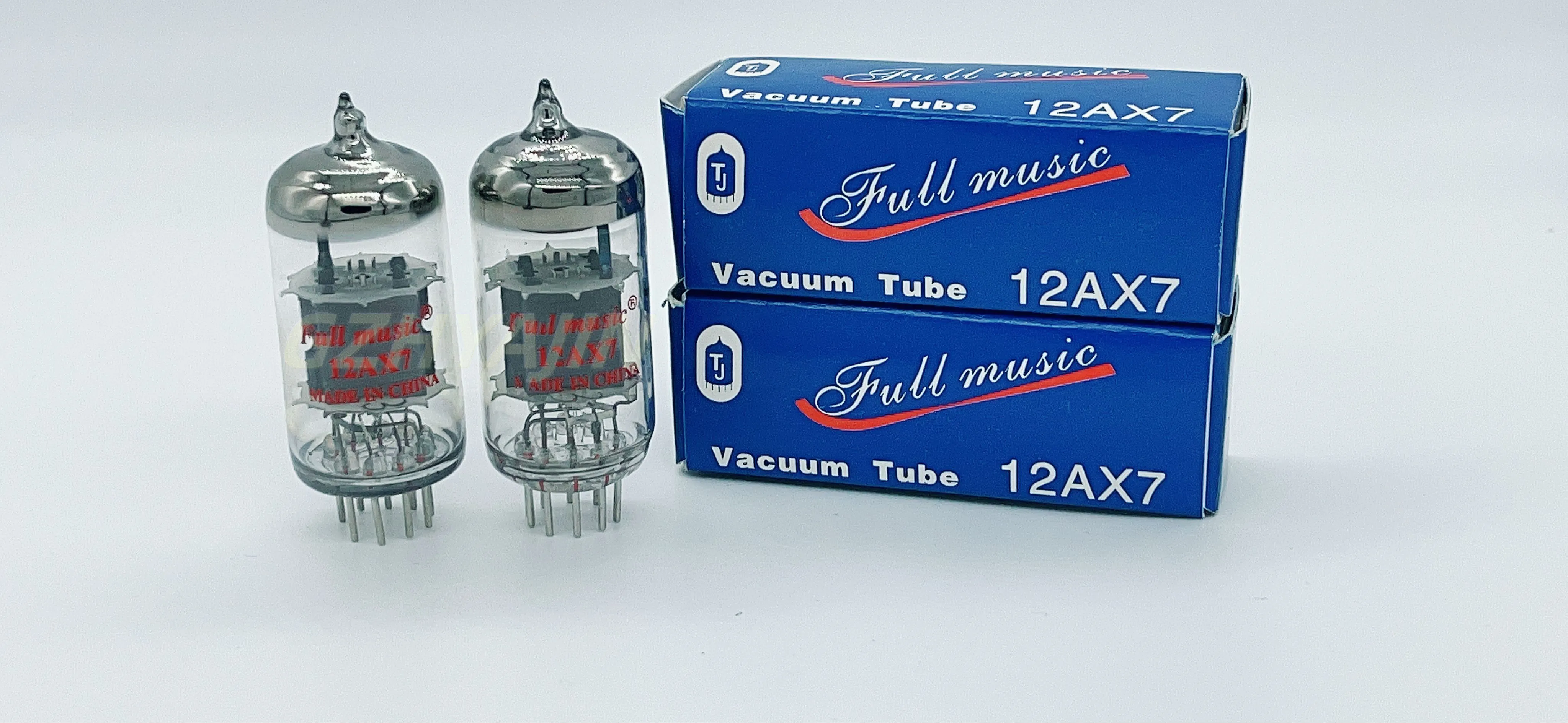 New Fullmusic full true 12AX7 ECC83 12AU7 ECC82 electronic tube gold foot gold word low noise