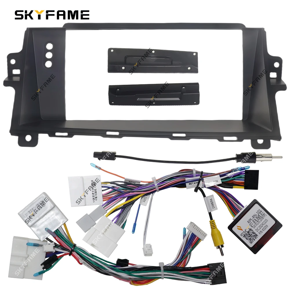 

SKYFAME Car Frame Fascia Adapter Canbus Box Decoder Android Radio Dash Fitting Panel Kit For Renault Talisman