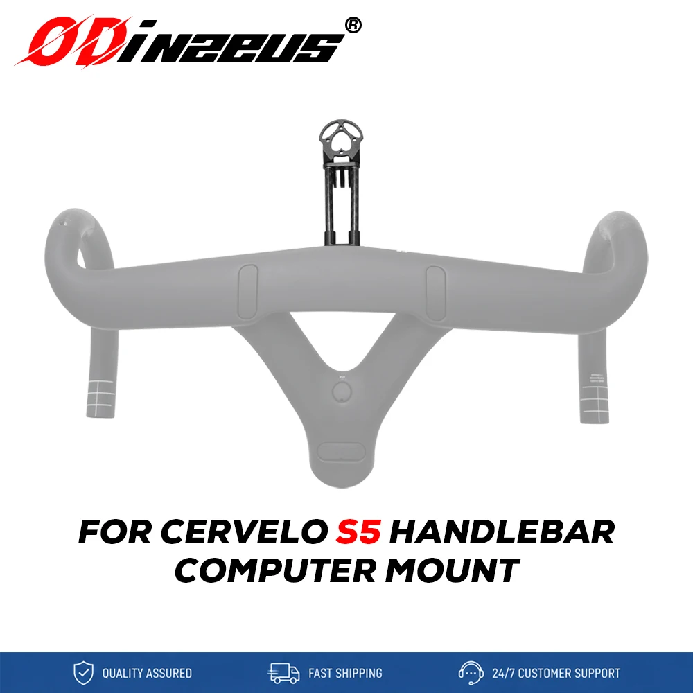ODINZEUS For CERVELO S5 HB14 CARBON HANDLEBAR Computer Stand,Lightweight Cyclist Stand,Compatible with GoPro/Garmin/Bryton/Wahoo