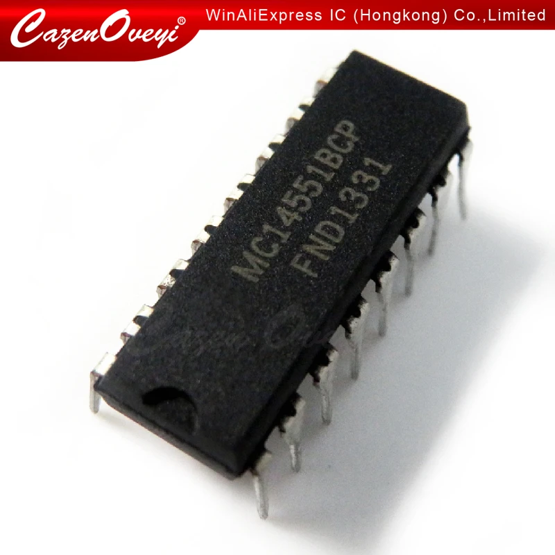

Hot sales 5pcs/lot MC14551BCP MC14551B DIP-16 In Stock