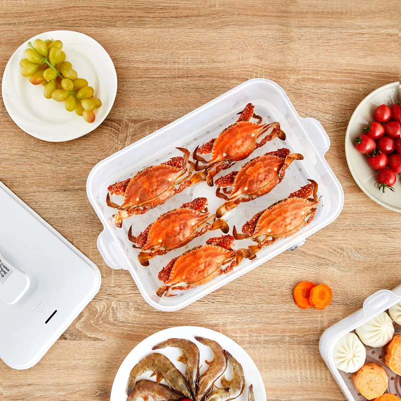 Melhor preço Panela elétrica a vapor para alimentos, potência automática, plástico, 2 camadas, fogão a vapor elétrico