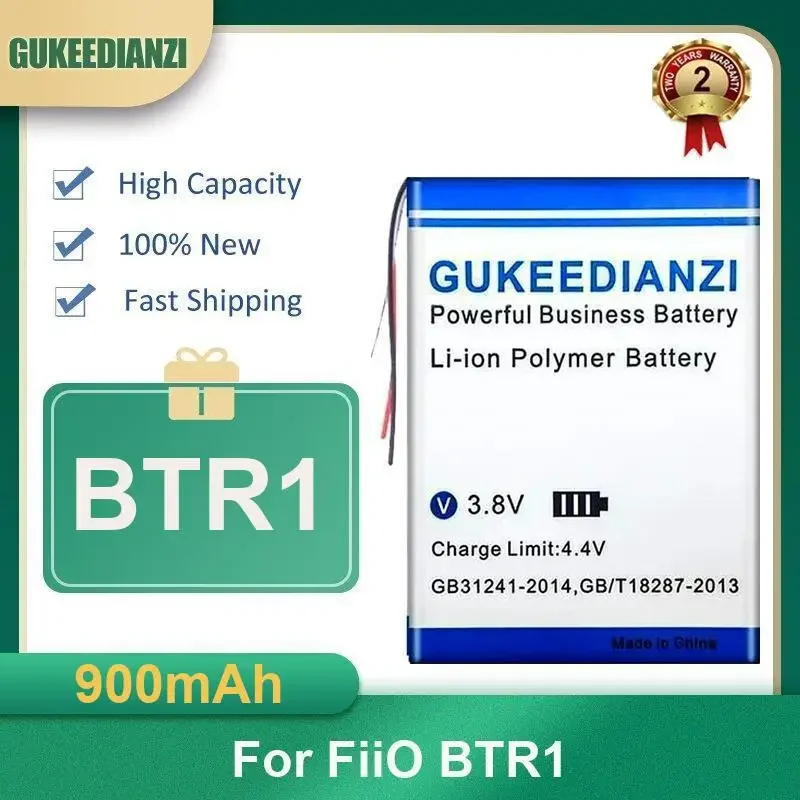 Аккумулятор для наушников BTR1 емкостью 900 мАч для FiiO BTR1 большой емкости