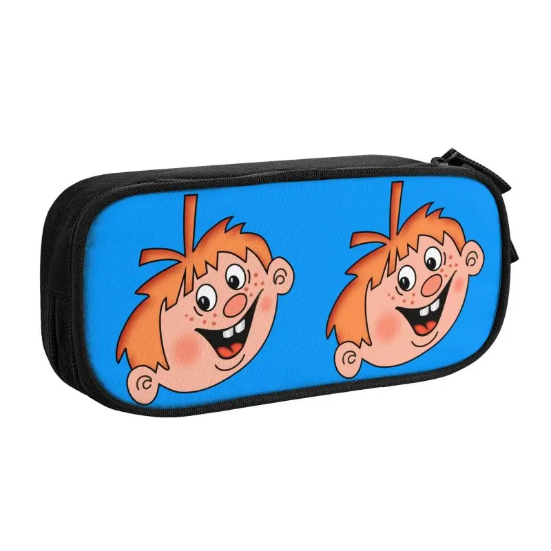 Custom Comedy TV Show Eralash Pencil Cases for Girl Boy Large Capacity Children Cartoon Pen Bag Box School Supplies