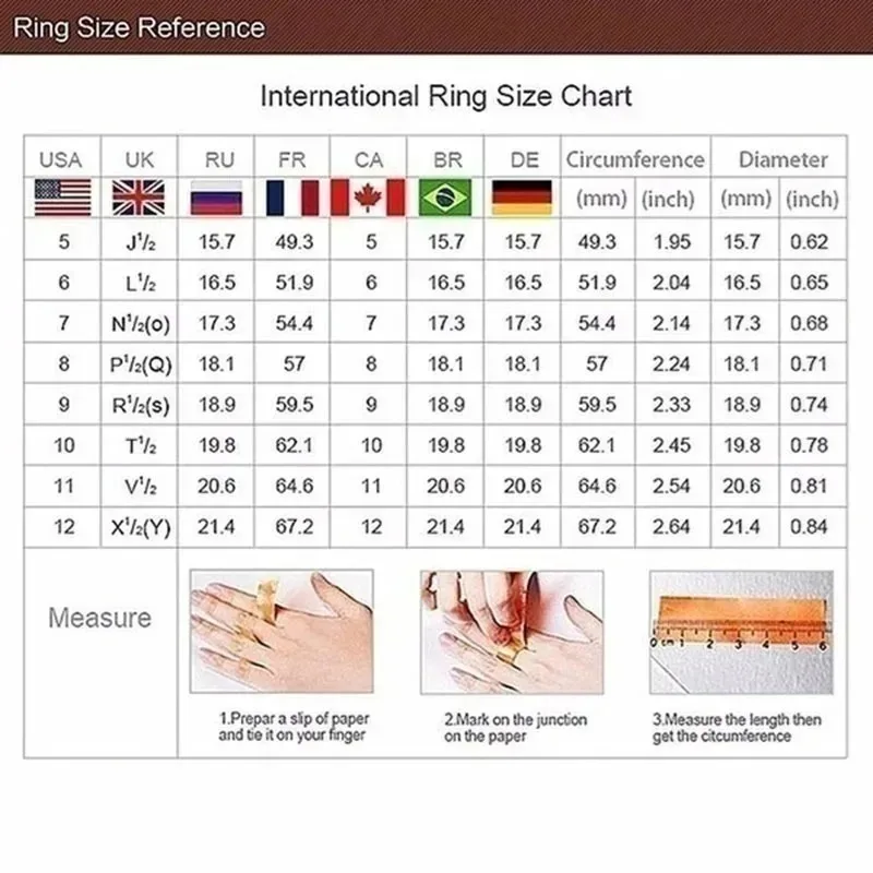 Schillernder Goldfarbener Ring mit Weißen und Roten CZ-Steinen für Damen Geometrisches Hohldesign Tägliches Tragen Party-Schmuck – Detail 5