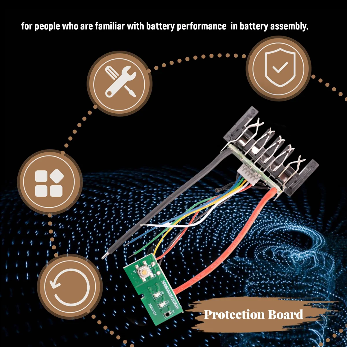 2 قطعة DCB200 بطارية ليثيوم أيون PCB شحن حماية لوحة دوائر كهربائية لديوالت 18 فولت 20 فولت DCB201 DCB203 DCB204