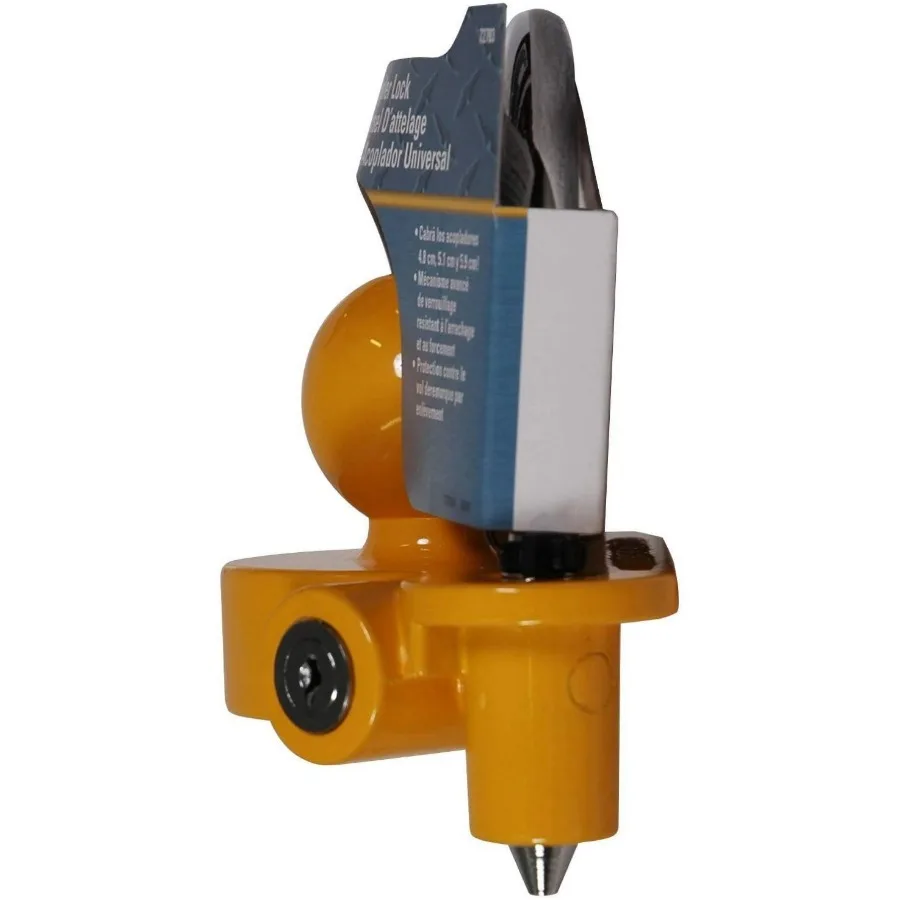 قفل وصلة توصيل عالمي متعدد الألوان، قفل وصلة مقطورة شديد التحمل لمكافحة السرقة والأمن، يناسب قارنات 2 بوصة