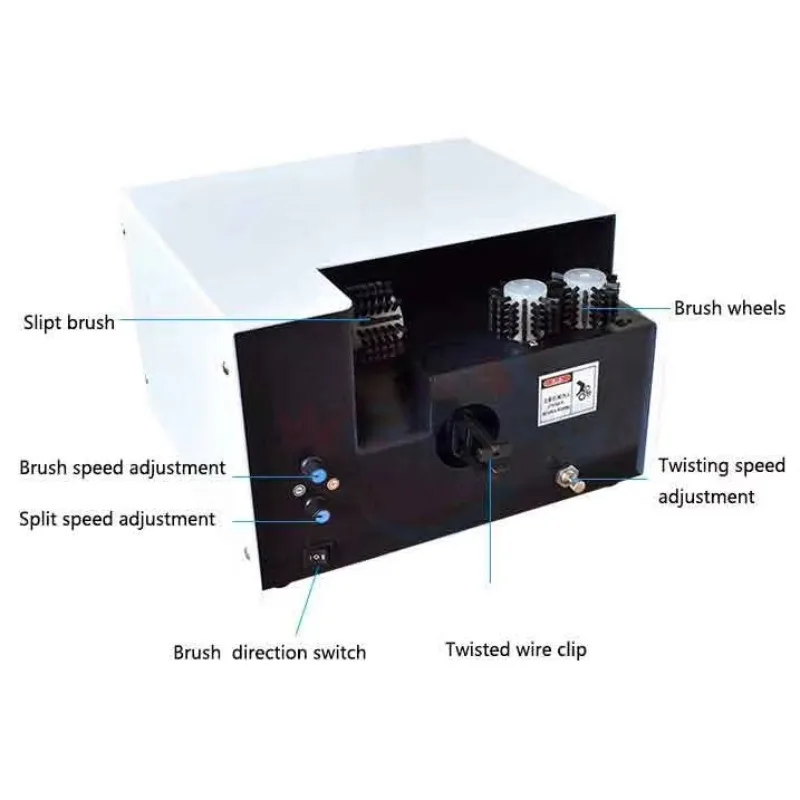 Best Price Market Shield Cable Braid Sliptting Brushing And Twisting Machine PB-030