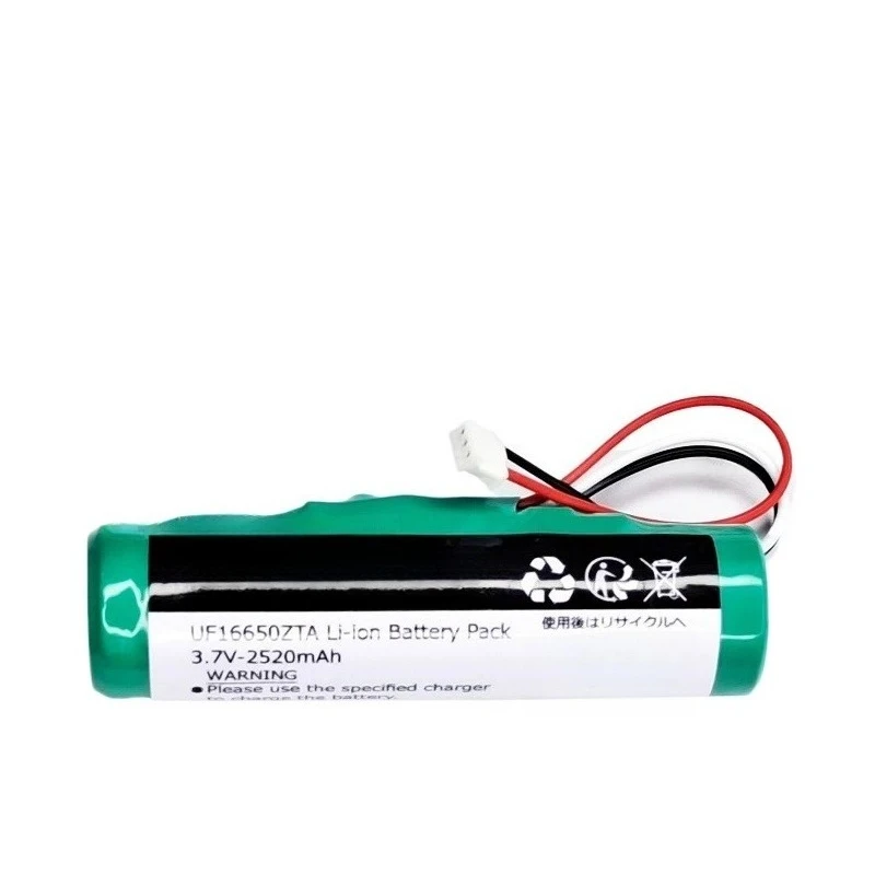 Newest UF16650ZTA 3.7V 2520mAh Lithium-ion Rechargeable Battery for Yajia AKAI EWI 5000 Electric Blow Tube Replacement Battery