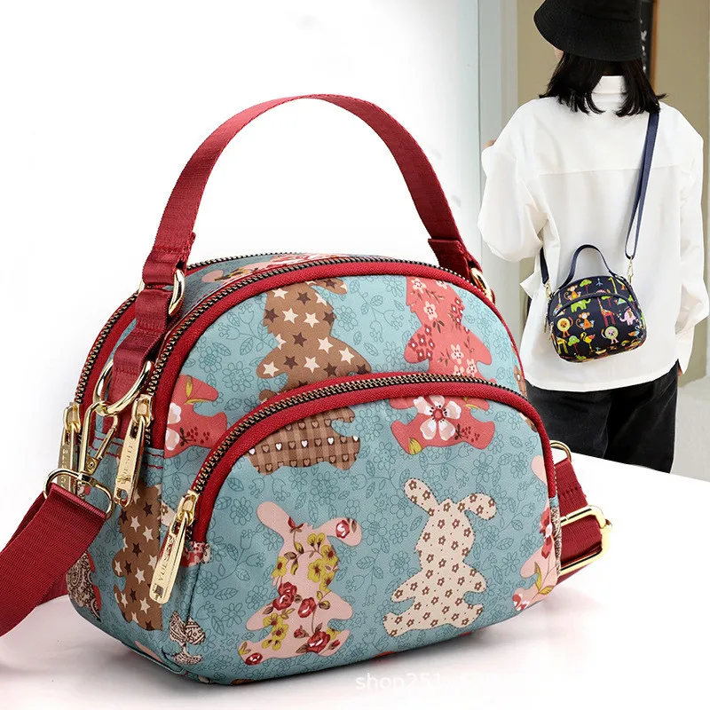 Fashion Women Crossbody Bag Lightweight Waterproof Nylon Fabric Capacity Outdoor Travel Commuter Bag y2k mini sac a main