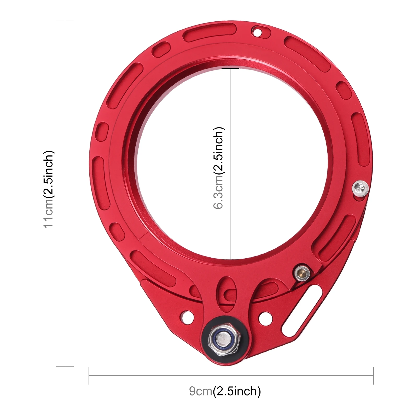 PULUZ Aluminum Alloy 67mm to 67mm Swing Wet-Lens Diopter Adapter Mount for DSLR Underwater Diving Housing Adapter Mount