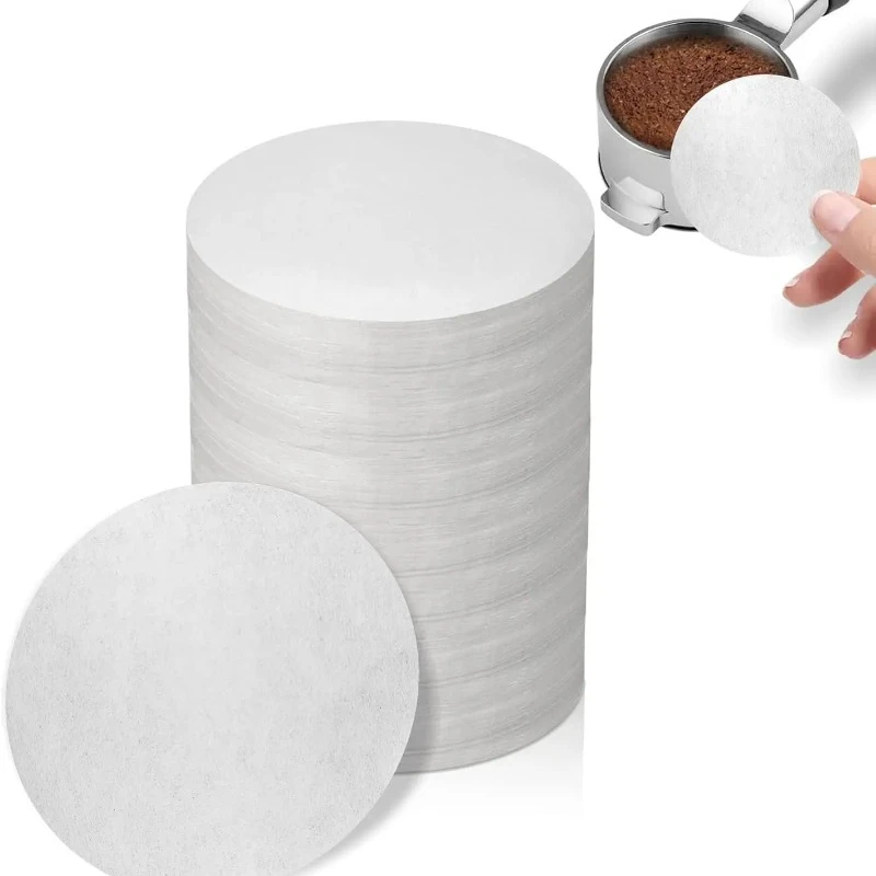 500 Pcs Coffee Paper Filter ，58 mm Unbleached Espresso Filter Puck Screen Portafilter Paper Compatible with Breville Barista, Mr