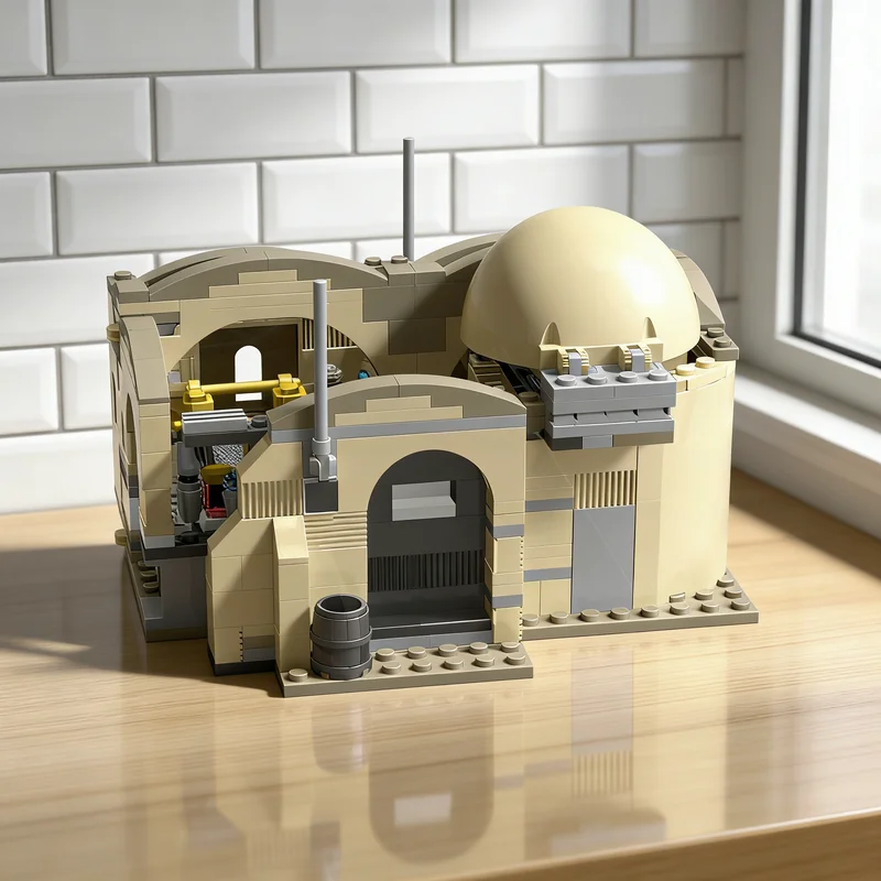 380 stuks MOC Cantina Star Battle Model Bouwstenen Constructie Assembleren DIY Kerstcadeau Speelgoed Idee Baksteen Creatief Onderwijs