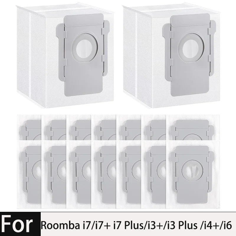 Sacs à poussière pour iRobot Roomba i3 i4 i5 i5 + i7 i7 + E5 E6 E7 i3 + i4 + i6 + i8 + j6 + S9 + j7 + j8 + j9 + accessoires sac à poussière de remplacement
