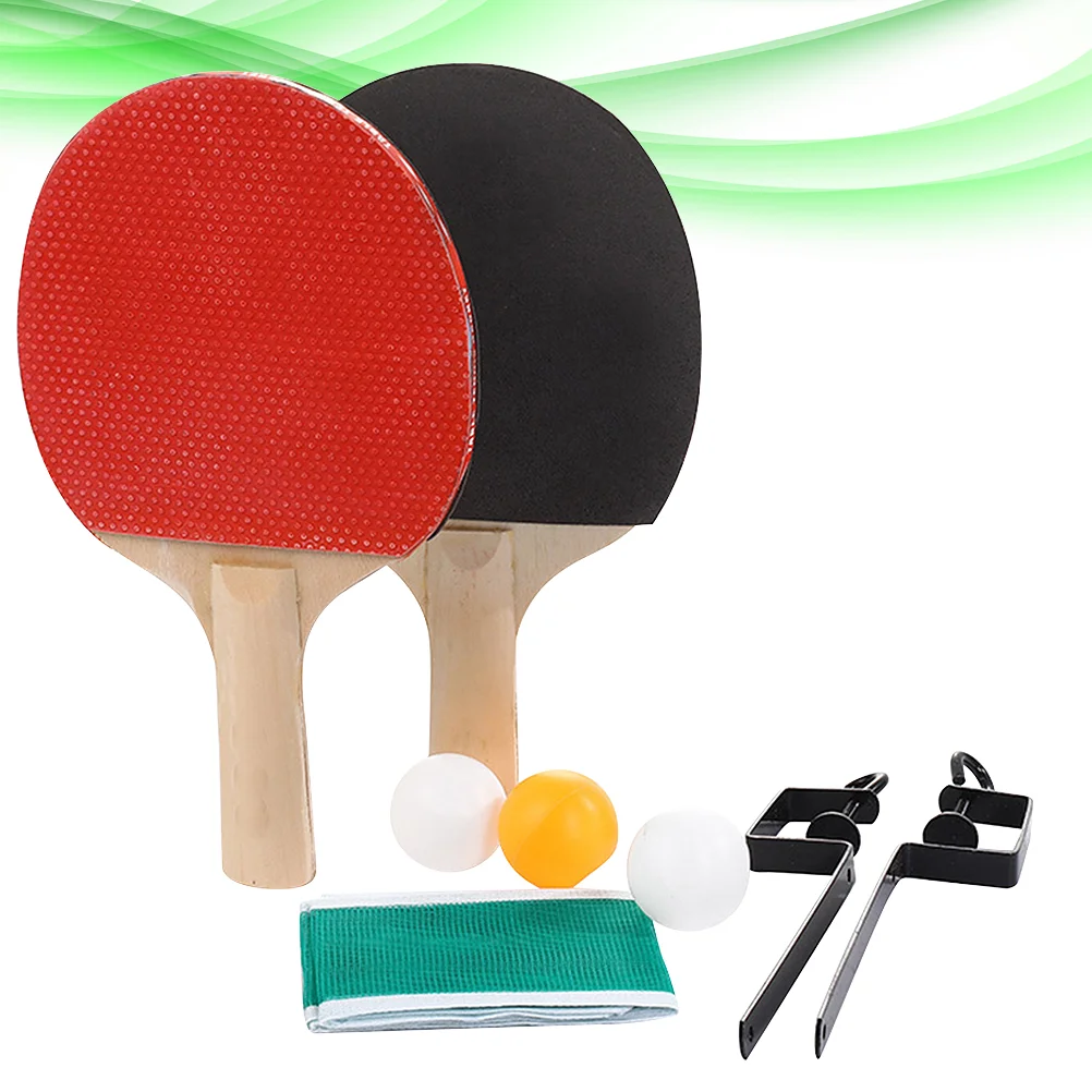 Pong Paddle Sports Table Tennis Net 25x145x25cm Wooden Bamboo Grips Racket