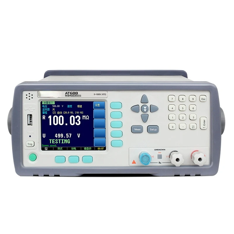 AT688 Digital ohm Insulation Resistance Tester Meters Megohmmeter Testing instruments Data Logger