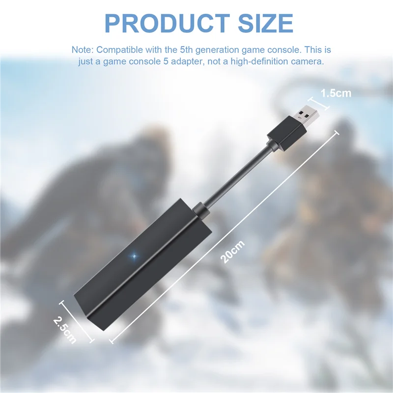 B68A For PS5 VR Adapter Cable Mini Camera Adapter Connector For Playstation 5 PS5 PS4 VR Adapter Connector Accessories