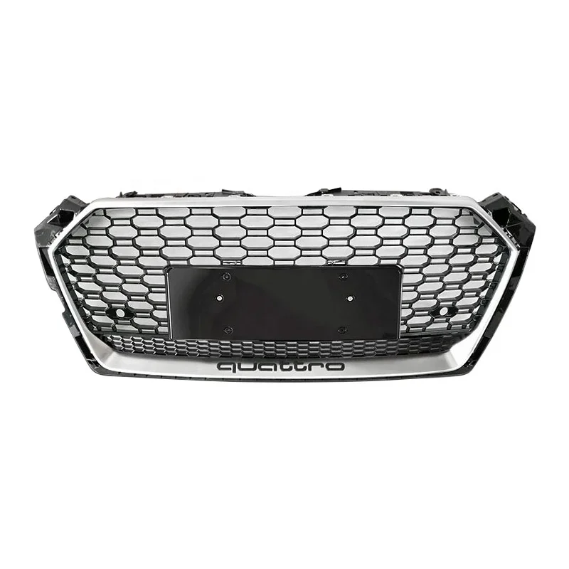 Free shipping RS5 auto front grille for Audi A5/S5 ABS material honeycomb car grill for Audi A5/S5 B9 2017-2019