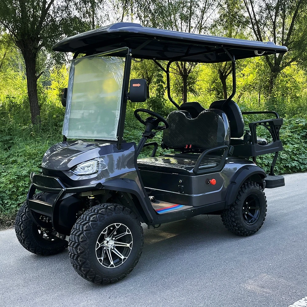 عربة جولف كهربائية، عربة جولف رائدة للصيد على الطرق الوعرة، مع عربة يد كهربائية ذاتية الحماية على الطرق المنحدرة #2