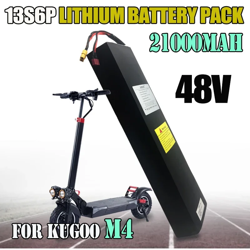 

NEW 13S6P 48V 21000mAH High capacity Lithium Battery pack 21AH 1008Wh for Kugoo M4 Pro Electric Scooter Battery with BMS