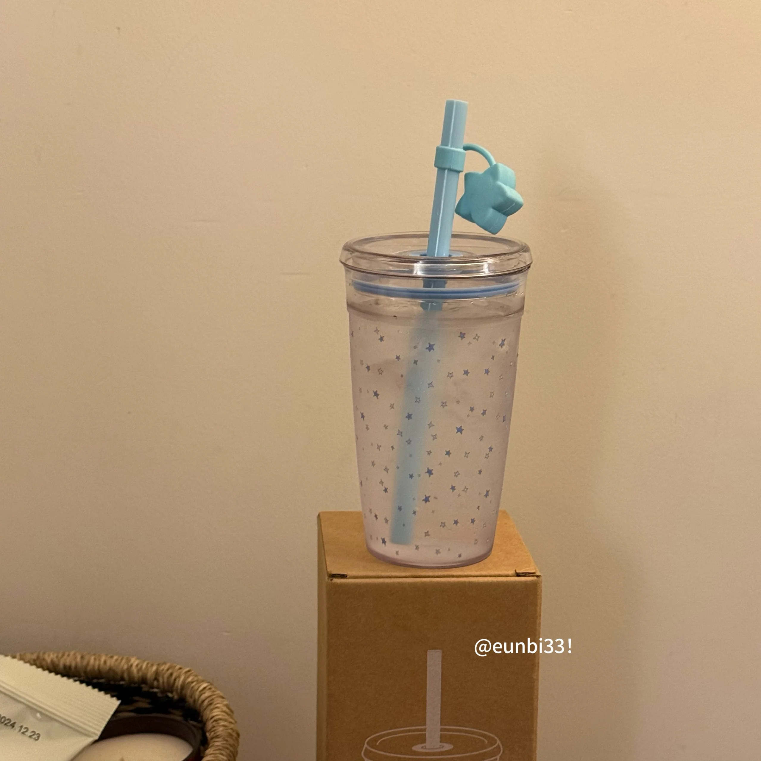 Originale Blue Star Tritan Plastica St Cup 450ml Carino Guarigione Sle Piccola Fre Feeling Uso universale Utensili da pranzo Tazza