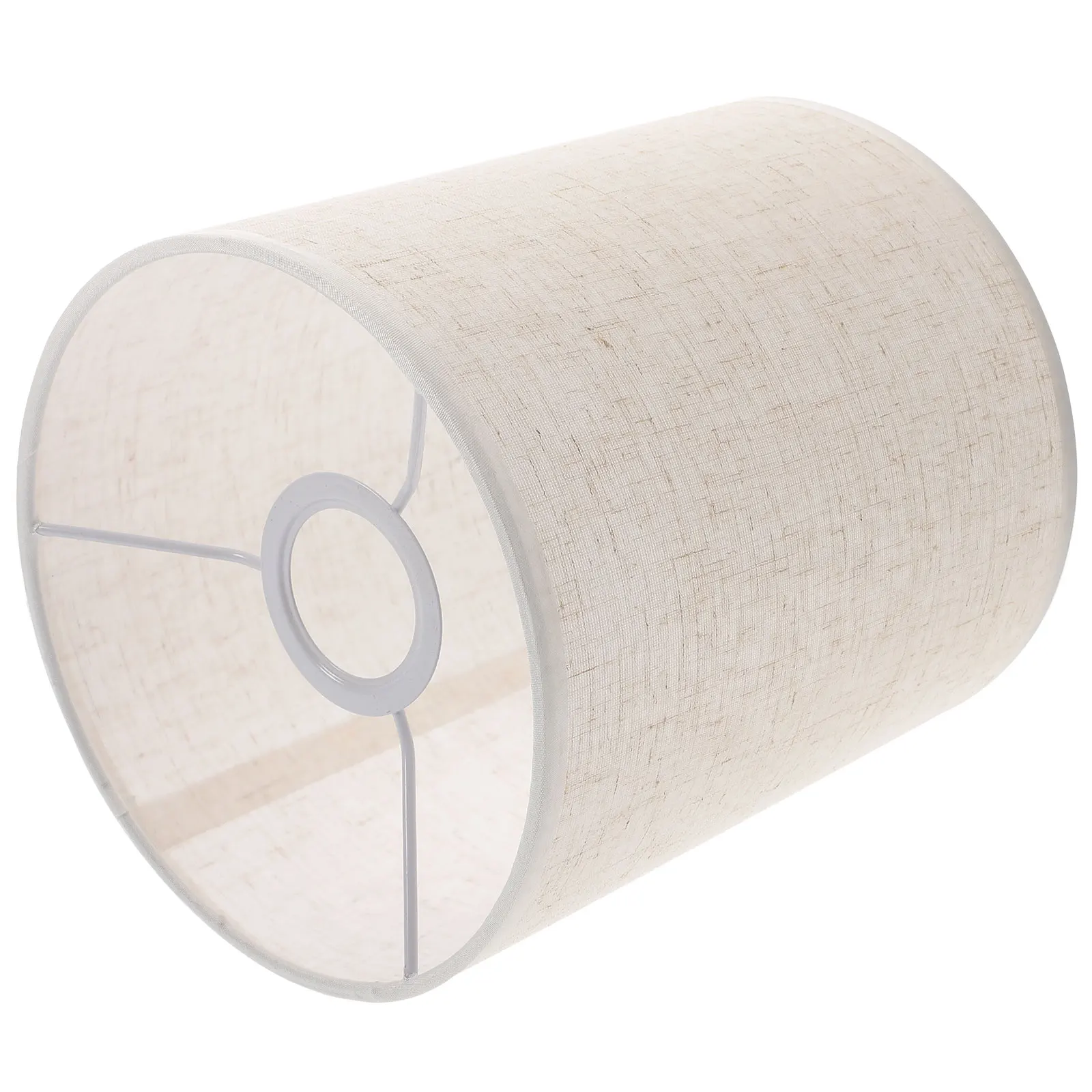 

Linen Lampshade 18 20cm High White Round Table Floor Lamp Cover Bedroom Living Room Lighting Accessories Desk Lampshade
